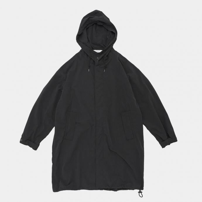 STILL BY HAND スティルバイハンド / CO03261 - INK BLACK フーデッド ナイロンコート Hooded nylon coat | STILL BY HAND