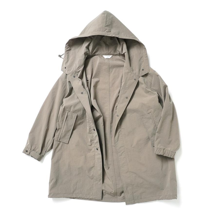 STILL BY HAND スティルバイハンド / CO03261 - KHAKI フーデッド ナイロンコート Hooded nylon coat | STILL BY HAND | 02