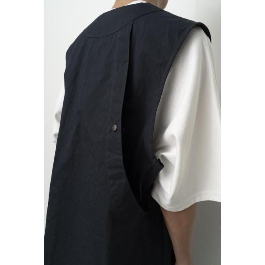 kontor / KON-VE01261 - NAVY マルチポケットベスト Wax coated multi-pocket vest |  | 09