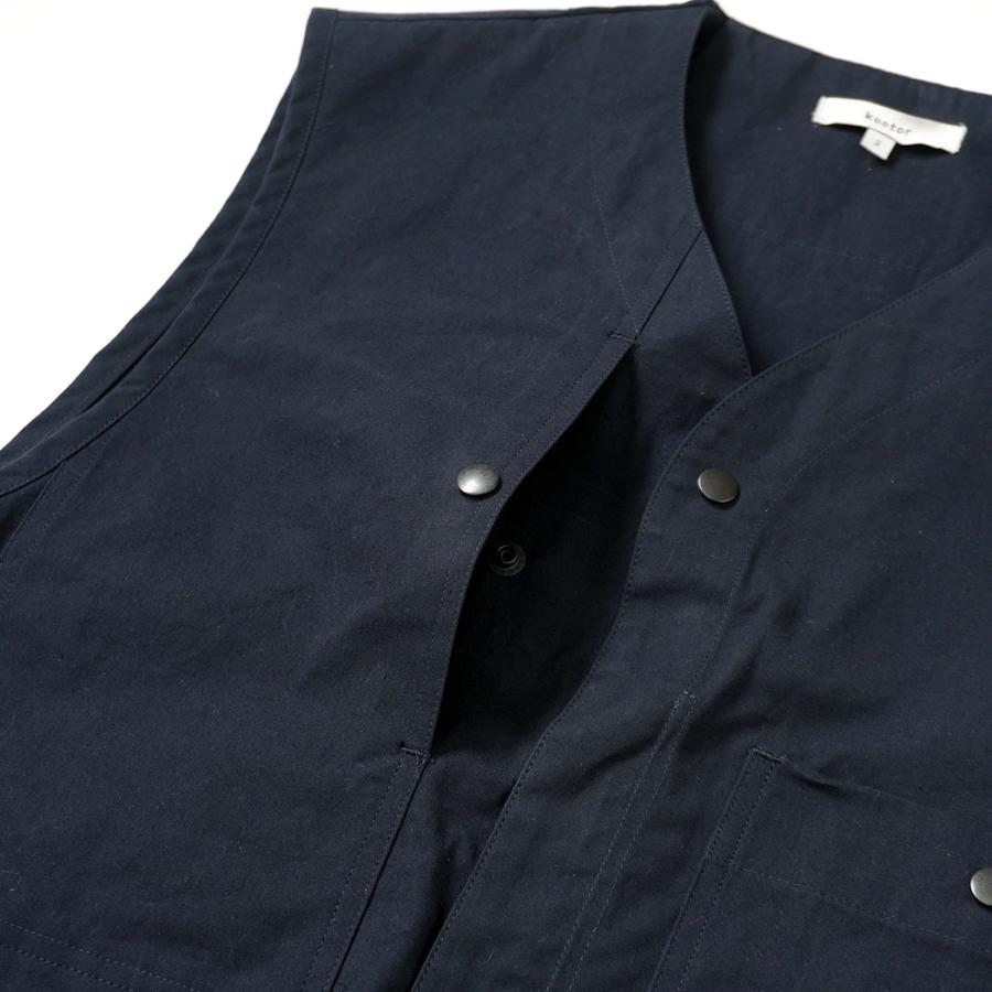 kontor / KON-VE01261 - NAVY マルチポケットベスト Wax coated multi-pocket vest |  | 03
