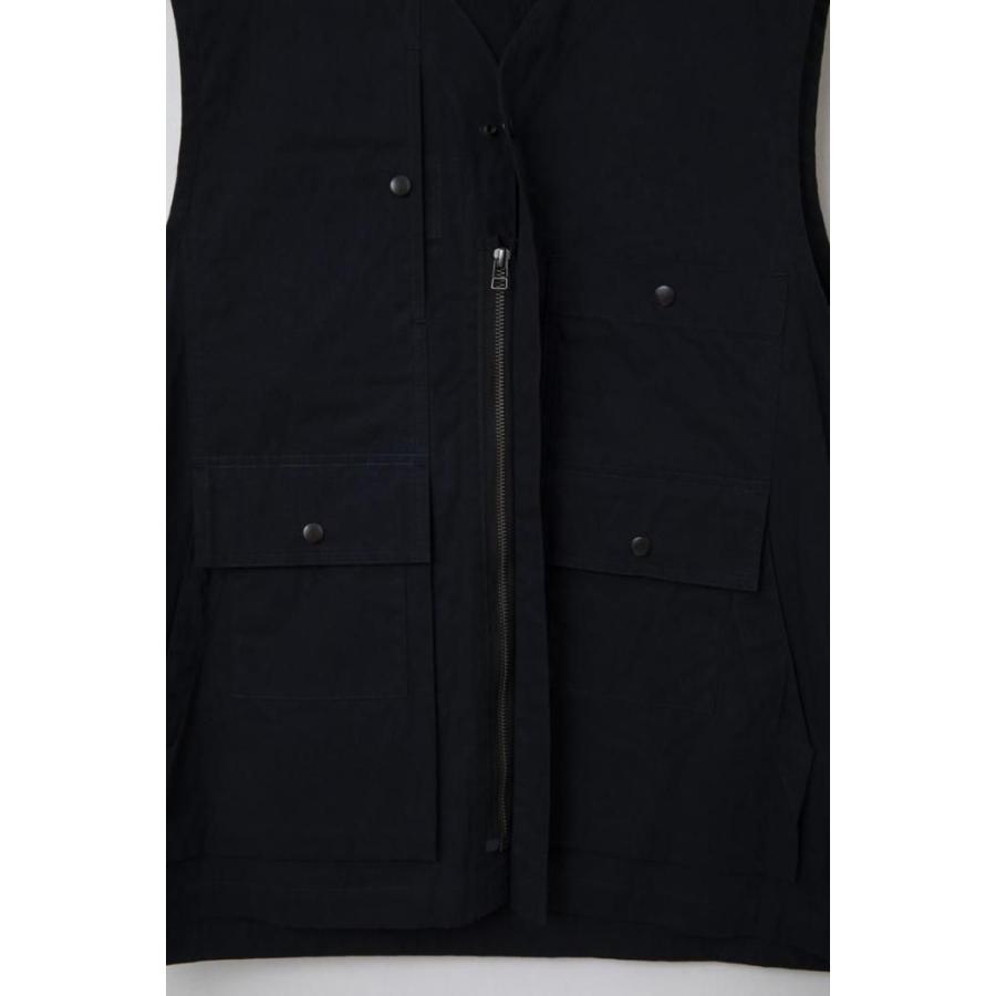 kontor / KON-VE01261 - NAVY マルチポケットベスト Wax coated multi-pocket vest |  | 03
