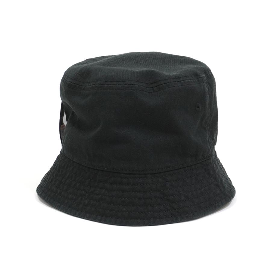 Newhattan / 1509 Down Brim Bucket Hat - Black Twill ニューハッタン ダウンブリムバケットハット ブラック | newhattan