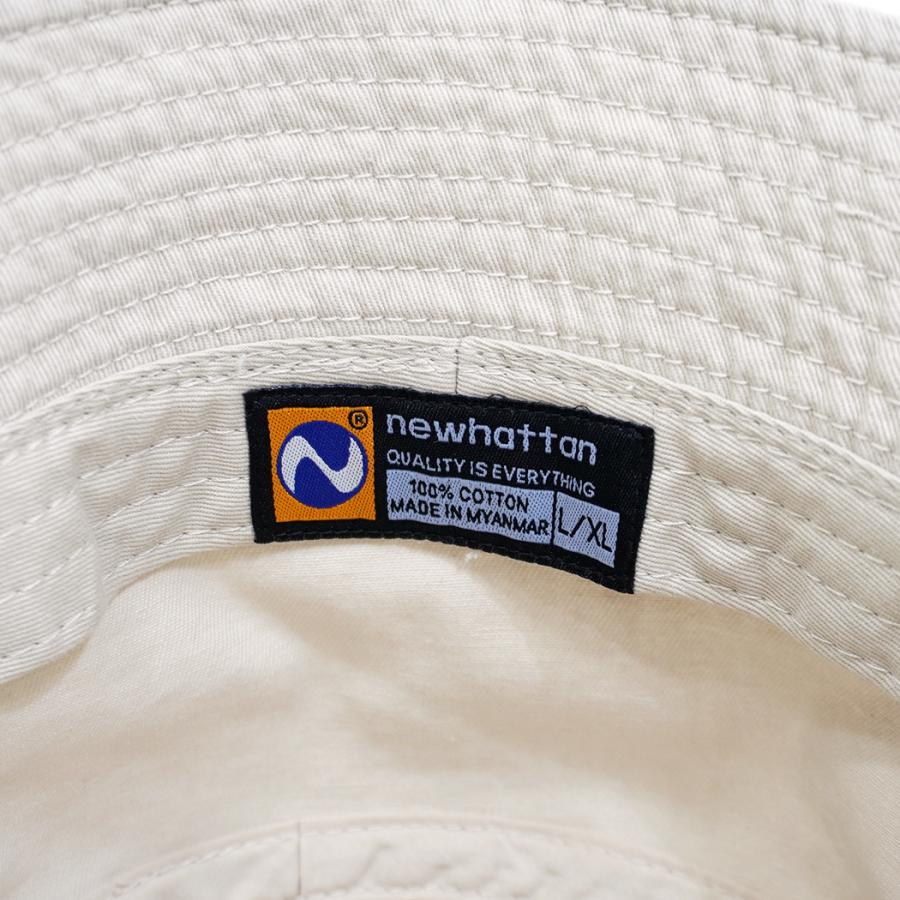 Newhattan / 1509 Down Brim Bucket Hat - Putty Twill ニューハッタン ダウンブリムバケットハット パティ ベージュ | newhattan | 03