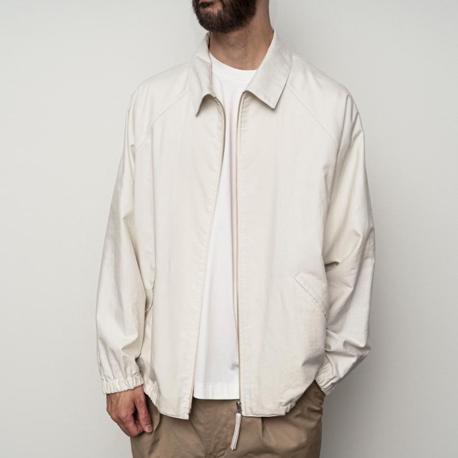 STILL BY HAND スティルバイハンド / BL01261 - IVORY ジップアップ モールスキンブルゾン Zip up moleskin blouson | STILL BY HAND | 05
