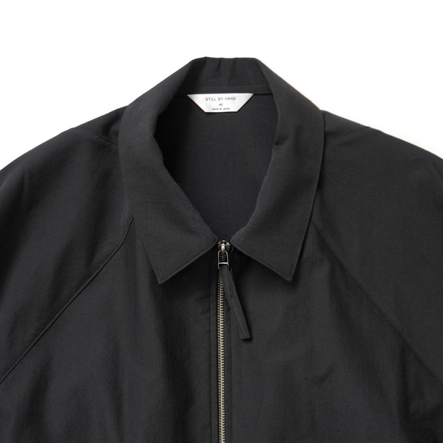 STILL BY HAND スティルバイハンド / BL01261 - INK BLACK ジップアップ モールスキンブルゾン Zip up moleskin blouson | STILL BY HAND | 02