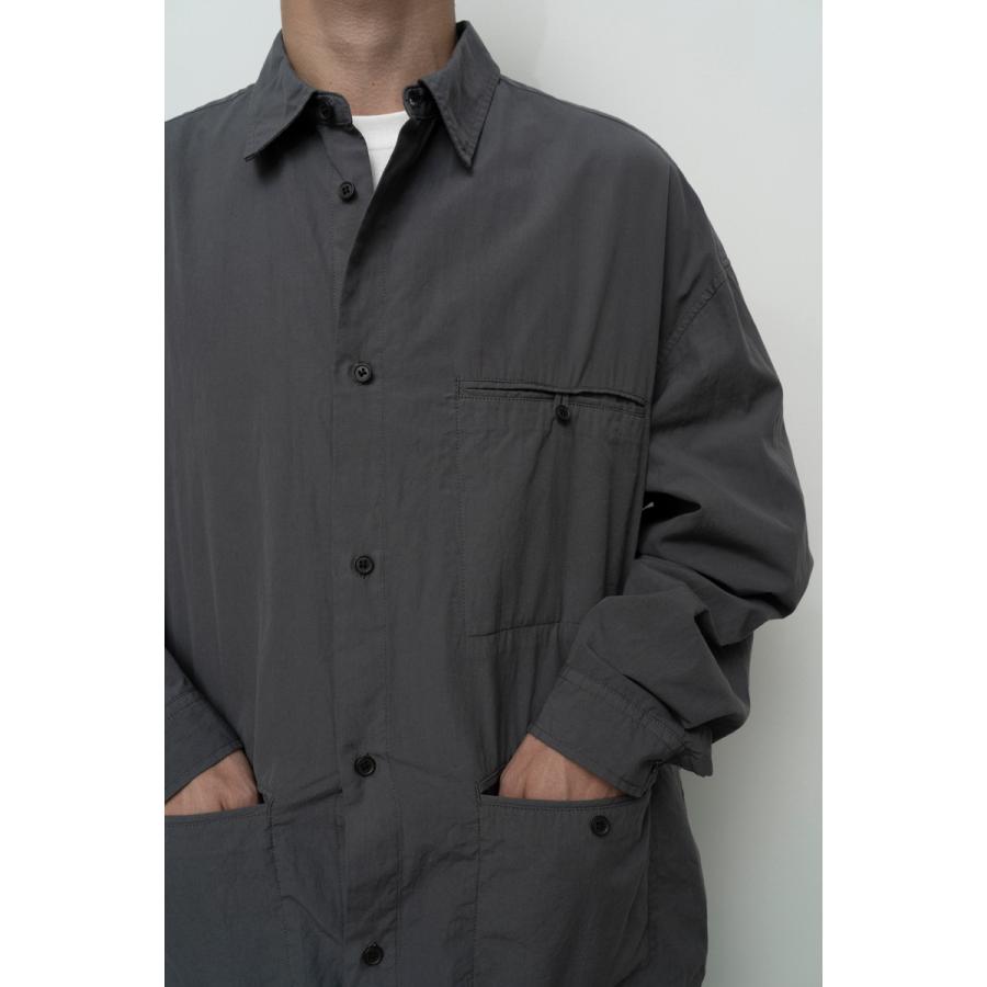 kontor / KON-SH03261 - CHARCOAL ガーメントダイ キューバシャツ Garment-dyed cuban shirt |  | 06