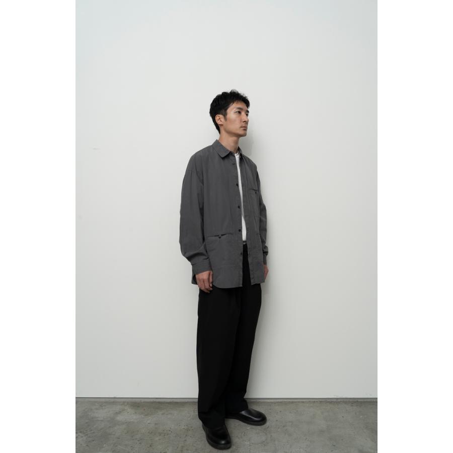 kontor / KON-SH03261 - CHARCOAL ガーメントダイ キューバシャツ Garment-dyed cuban shirt |  | 05