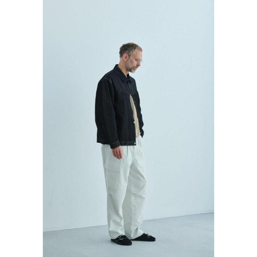 STILL BY HAND スティルバイハンド / DN01261 - DARK NAVY ヘンプ混 デニムジャケット Hemp mixed denim blouson | STILL BY HAND | 08