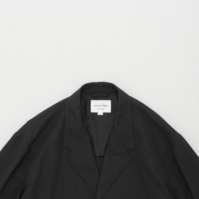 STILL BY HAND スティルバイハンド / JK02261 - INK BLACK ガーメントダイ 3ボタンジャケット Garment-dye 3B jacket | STILL BY HAND | 01
