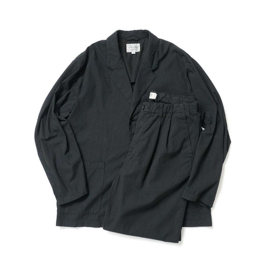 STILL BY HAND スティルバイハンド / JK02261 - INK BLACK ガーメントダイ 3ボタンジャケット Garment-dye 3B jacket | STILL BY HAND | 04
