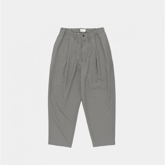 STILL BY HAND スティルバイハンド / PT09261 - GREY サマーウール ワイドパンツ Summer wool wide pants | STILL BY HAND
