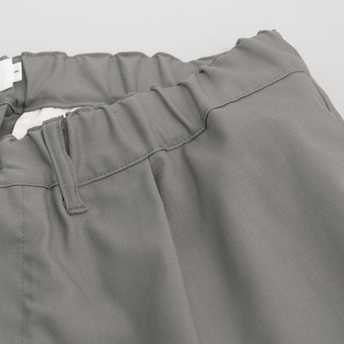 STILL BY HAND スティルバイハンド / PT09261 - GREY サマーウール ワイドパンツ Summer wool wide pants | STILL BY HAND | 03