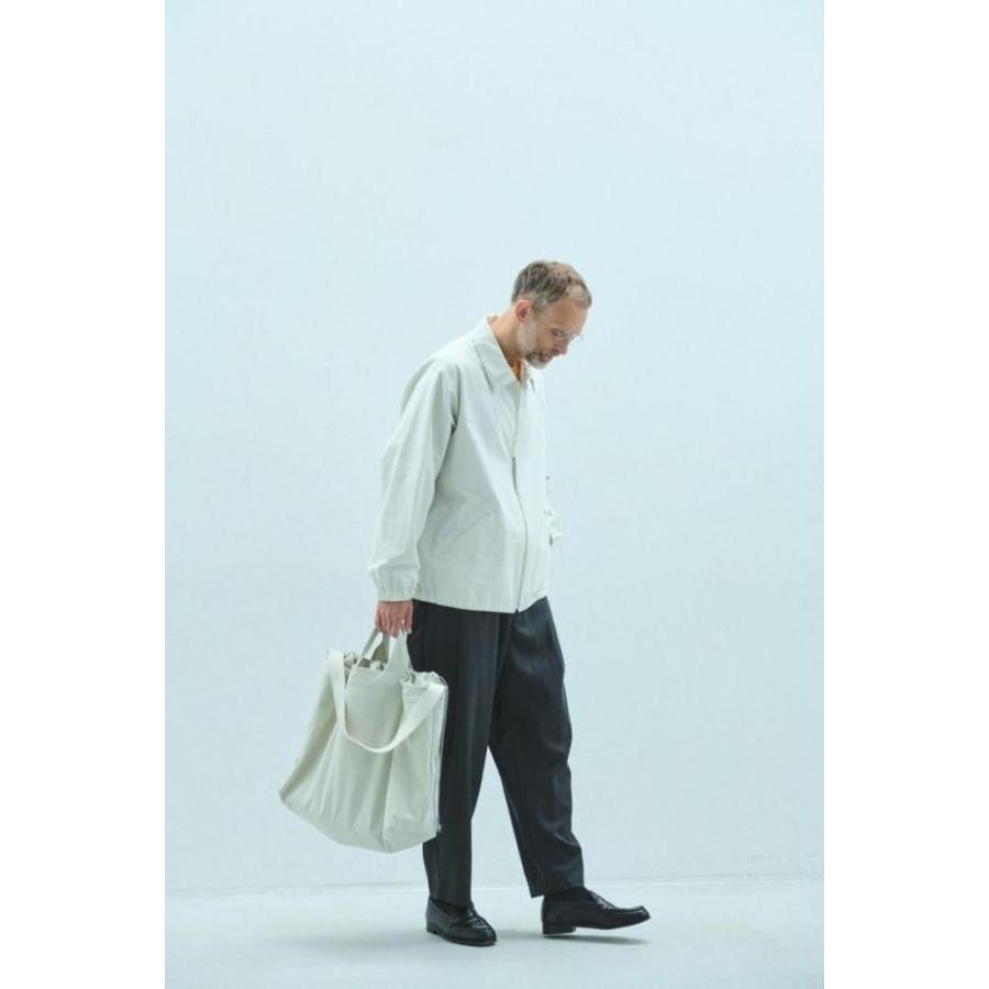 STILL BY HAND スティルバイハンド / PT09261 - BLACK NAVY サマーウール ワイドパンツ Summer wool wide pants | STILL BY HAND | 08