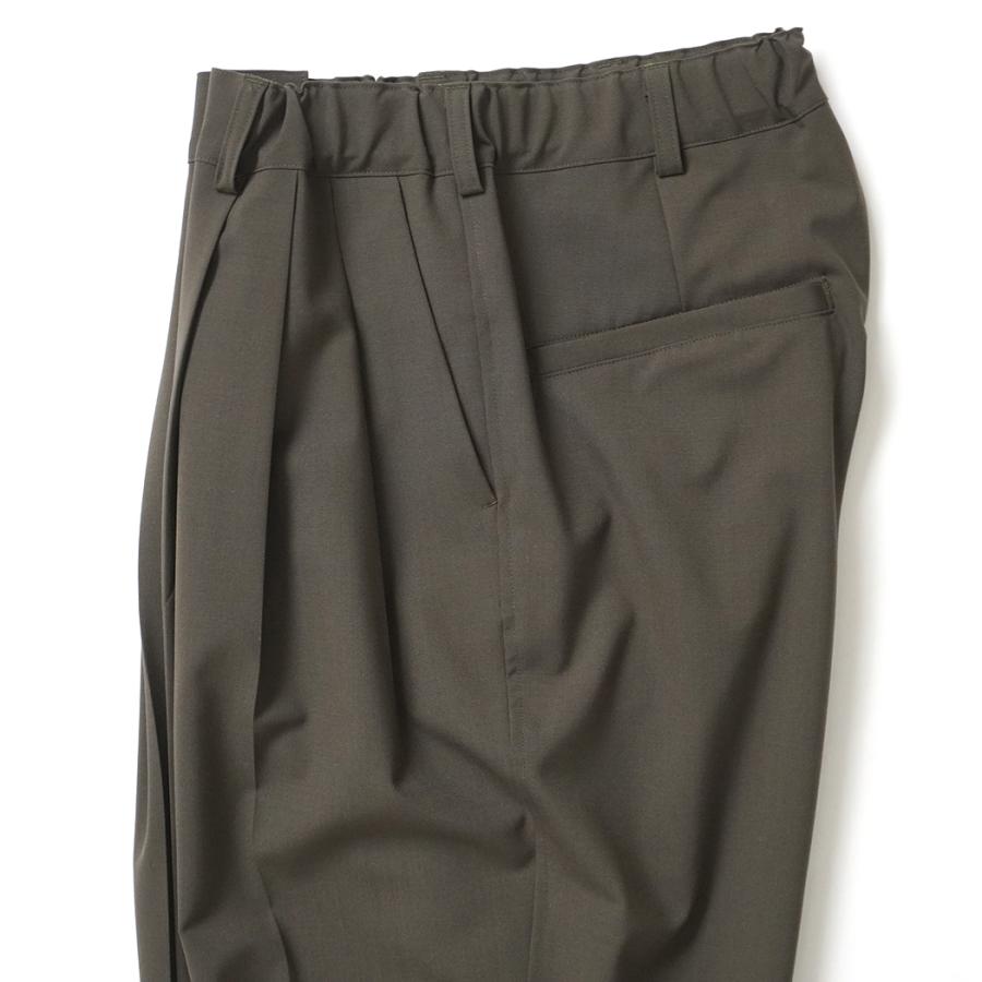 kontor / KON-PT03261 - KHAKI サマーウール 3タックパンツ Summer wool three-pleats slacks |  | 03