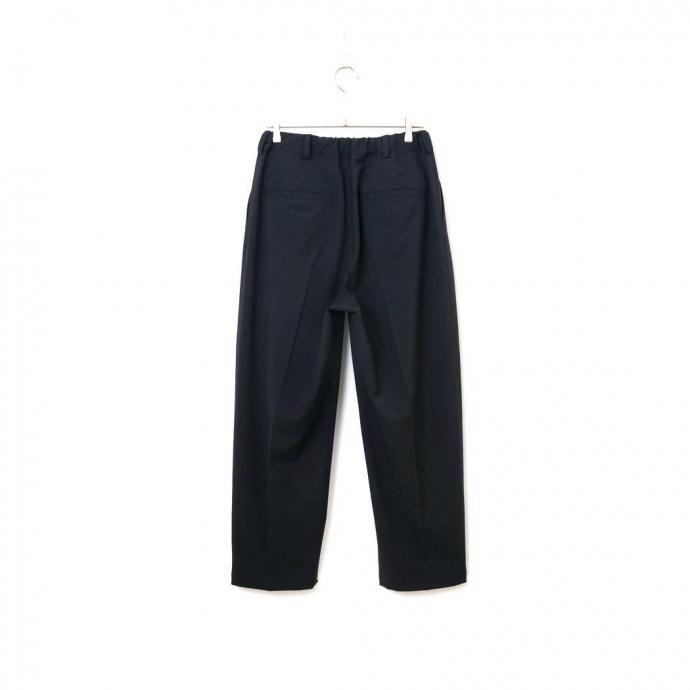 kontor / KON-PT03261 - BLACK サマーウール 3タックパンツ Summer wool three-pleats slacks |  | 01