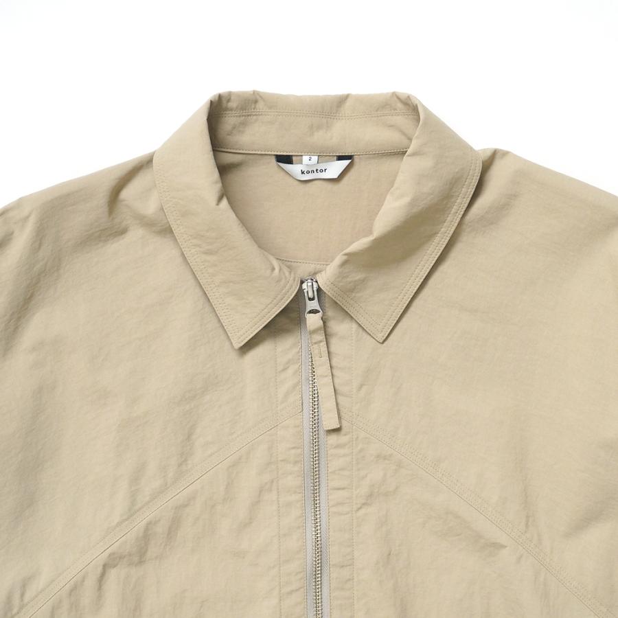 kontor / KON-BL02261 - BEIGE プルオーバーブルゾン Raglan sleeves half-zip jacket |  | 07