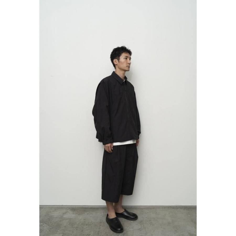kontor / KON-BL02261 - BLACK プルオーバーブルゾン Raglan sleeves half-zip jacket |  | 04