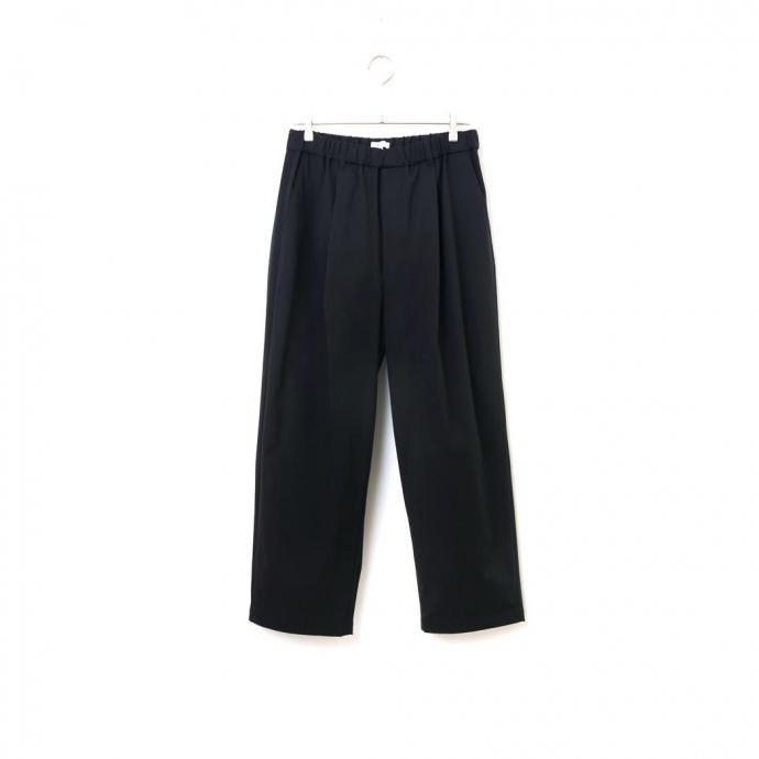 kontor / KON-PT01261 - BLACK リラックスフィット ジャージーパンツ Relaxed-fit jersey trousers | 