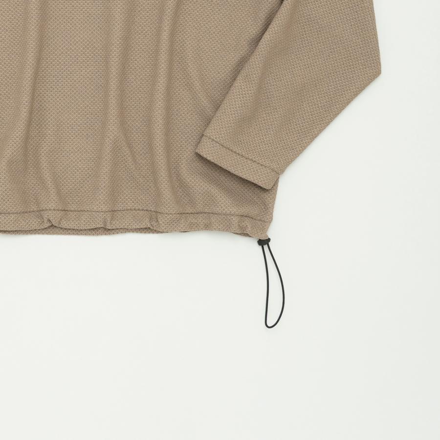 STILL BY HAND スティルバイハンド / CS07261 - BLACK 鹿の子 カットソー Moss stitch long sleeve | STILL BY HAND | 02