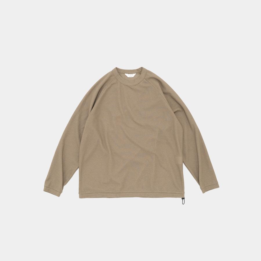 STILL BY HAND スティルバイハンド / CS07261 - KHAKI 鹿の子 カットソー Moss stitch long sleeve | STILL BY HAND