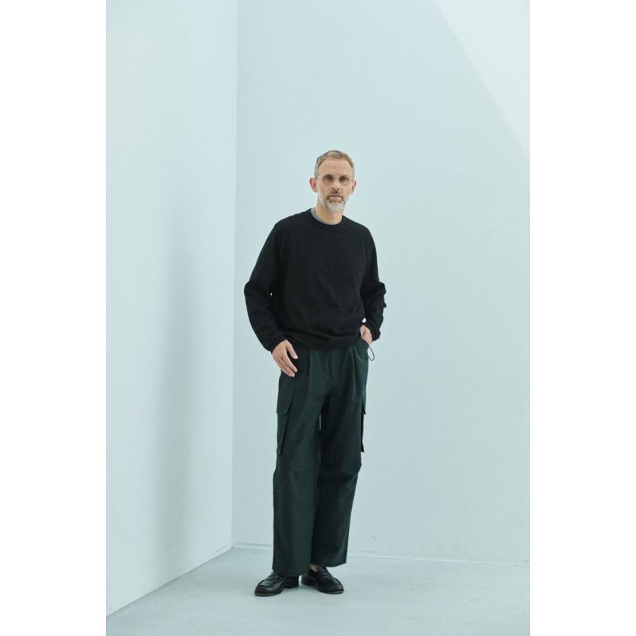 STILL BY HAND スティルバイハンド / CS07261 - KHAKI 鹿の子 カットソー Moss stitch long sleeve | STILL BY HAND | 05