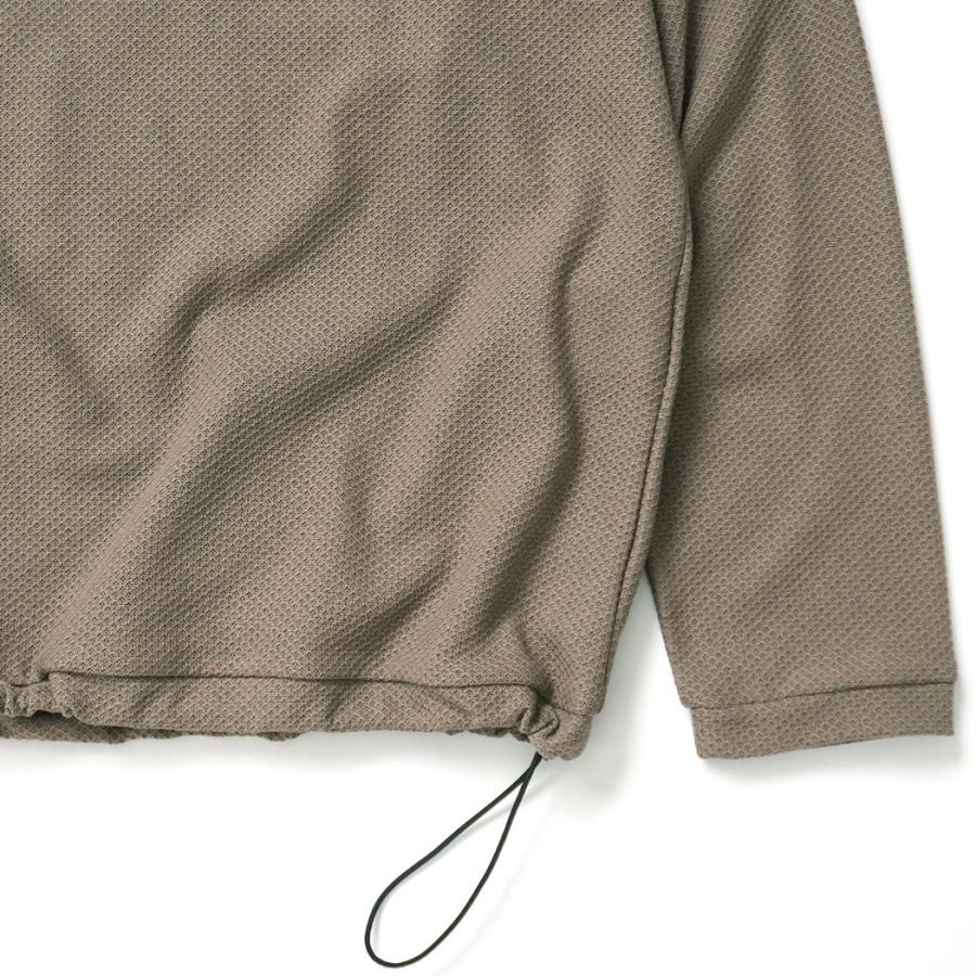 STILL BY HAND スティルバイハンド / CS07261 - KHAKI 鹿の子 カットソー Moss stitch long sleeve | STILL BY HAND | 04