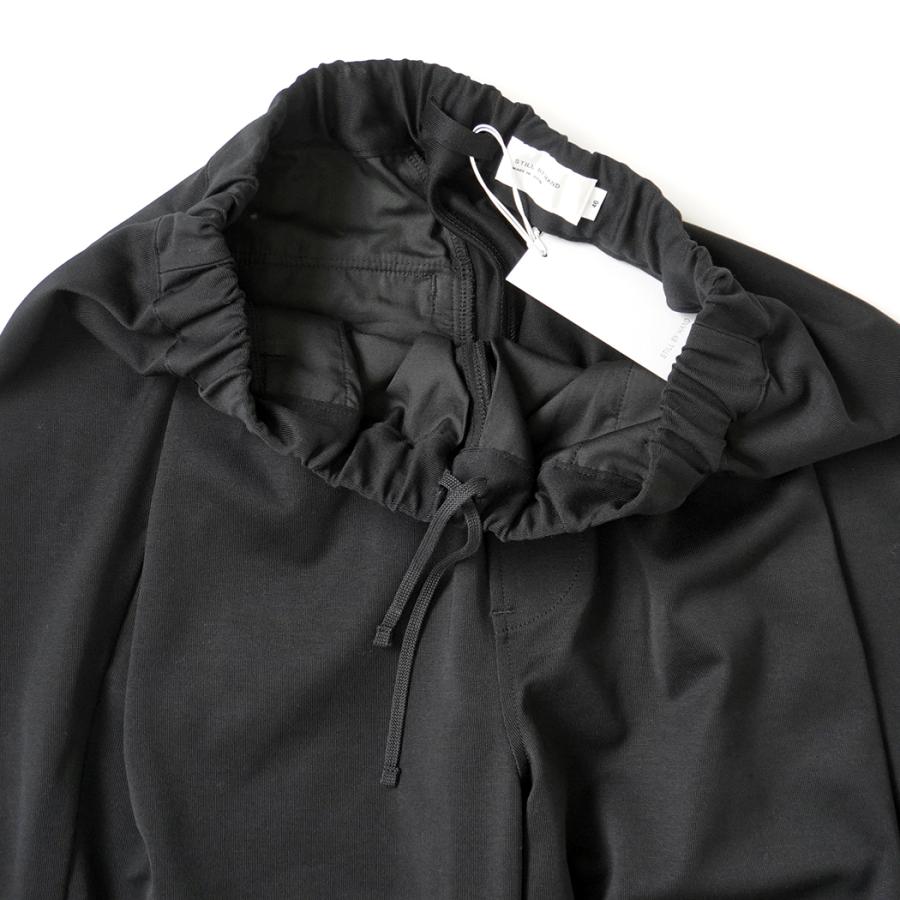 STILL BY HAND スティルバイハンド / CS06261 - BLACK NAVY 強撚ジャージーパンツ Twisted jersey pants | STILL BY HAND | 05