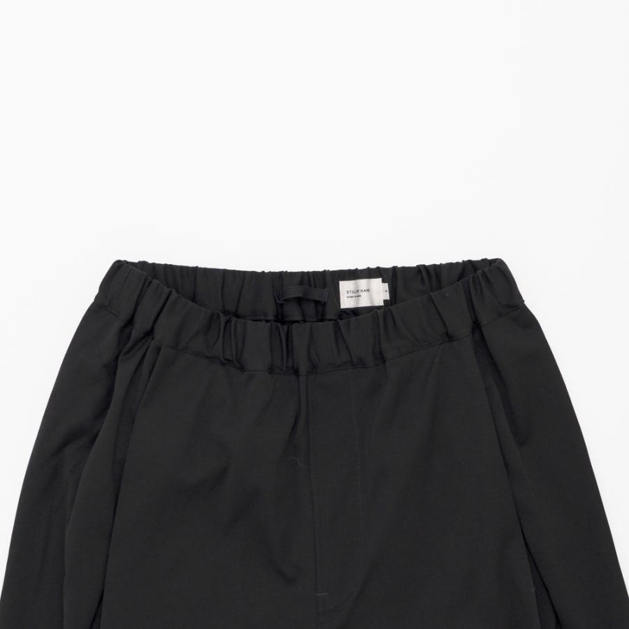 STILL BY HAND スティルバイハンド / CS06261 - BLACK NAVY 強撚ジャージーパンツ Twisted jersey pants | STILL BY HAND | 01