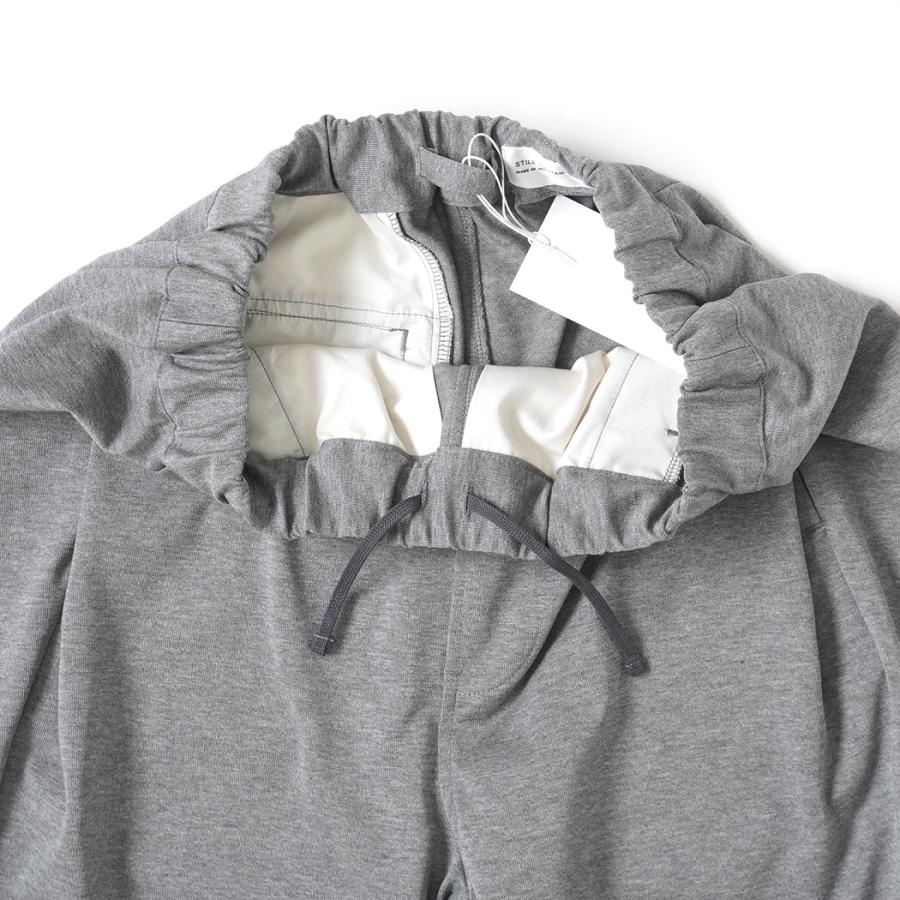 STILL BY HAND スティルバイハンド / CS06261 - MELANGE GREY 強撚ジャージーパンツ Twisted jersey pants | STILL BY HAND | 05