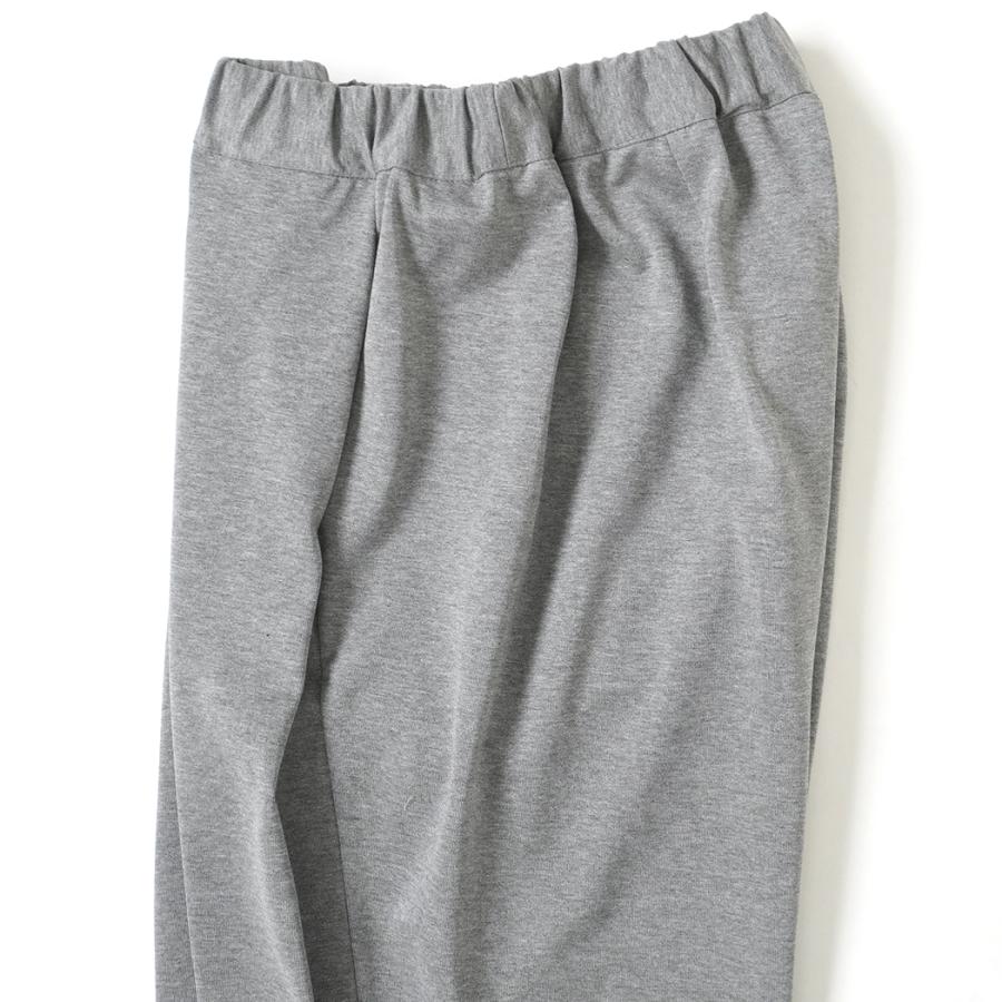 STILL BY HAND スティルバイハンド / CS06261 - MELANGE GREY 強撚ジャージーパンツ Twisted jersey pants | STILL BY HAND | 03