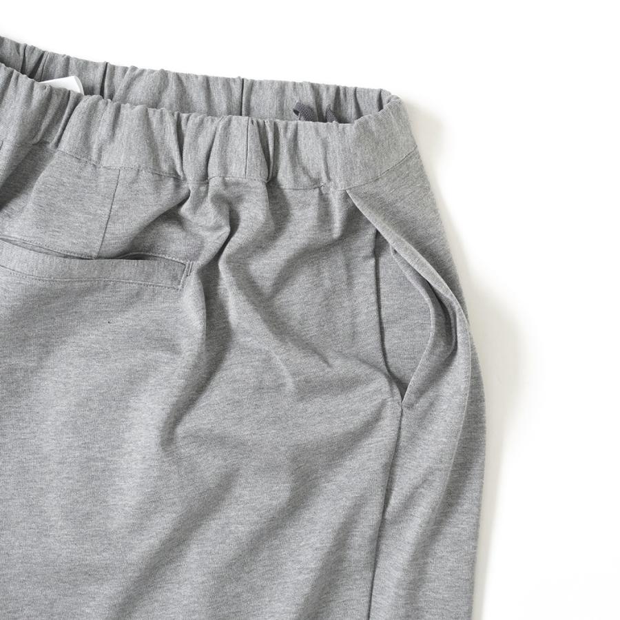 STILL BY HAND スティルバイハンド / CS06261 - MELANGE GREY 強撚ジャージーパンツ Twisted jersey pants | STILL BY HAND | 04