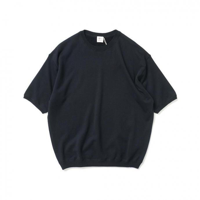 WLP / COTTON SILK SHORT SLEEVE PULLOVER - DARKNAVY RL2650 | 
