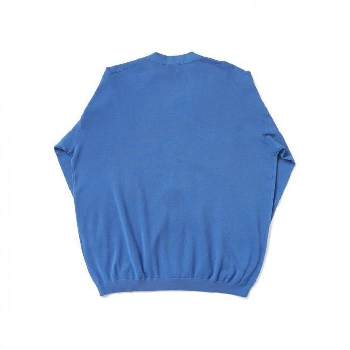 WLP / HIGH TWIST COTTON CARDIGAN - BLUE RL2600 |  | 01