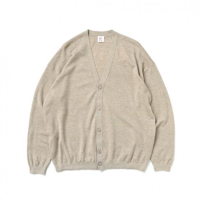 WLP / HIGH TWIST COTTON CARDIGAN - HEATHER GOLD RL2600 | 