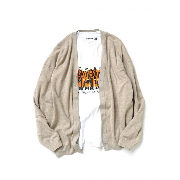 WLP / HIGH TWIST COTTON CARDIGAN - HEATHER GOLD RL2600 |  | 03