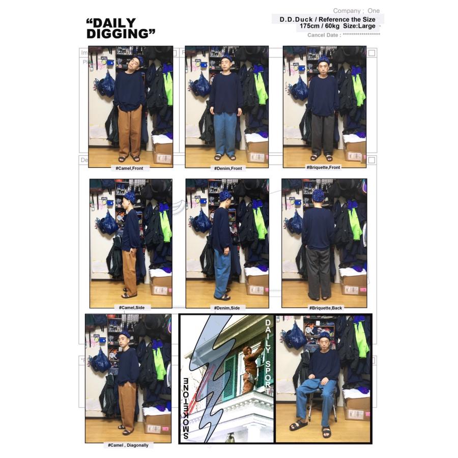 SMOKE T ONE / DAILY DIGGING Duck Pants - Brown ダック イージーパンツ |  | 07