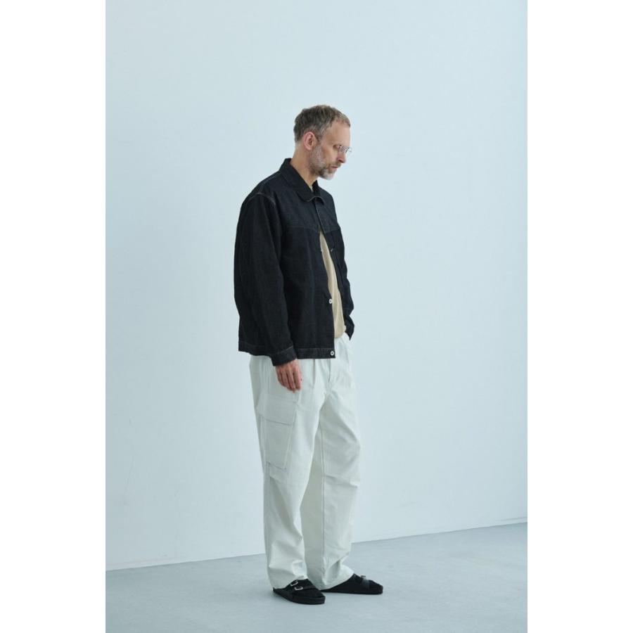 STILL BY HAND スティルバイハンド / PT04261 - INK BLACK モールスキン カーゴパンツ 6 pocket moleskin pants | STILL BY HAND | 06