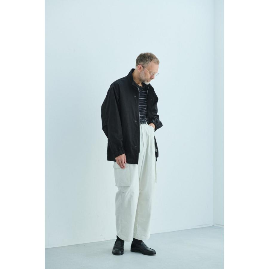 STILL BY HAND スティルバイハンド / PT04261 - INK BLACK モールスキン カーゴパンツ 6 pocket moleskin pants | STILL BY HAND | 08