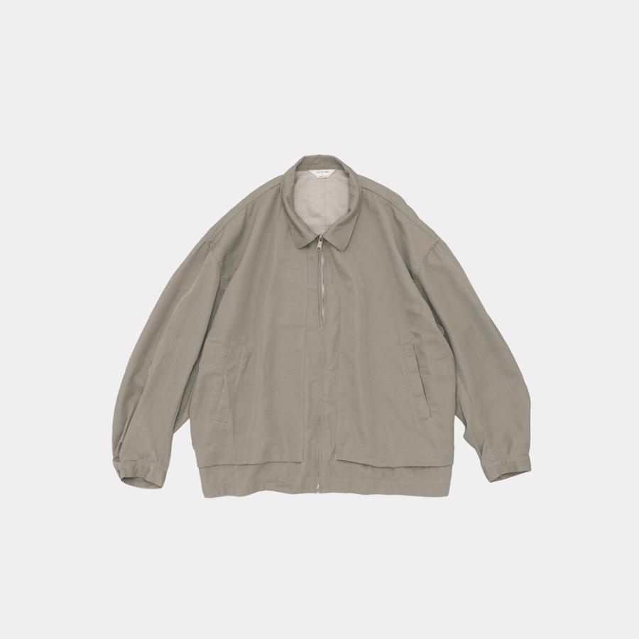 STILL BY HAND スティルバイハンド / BL05261 - SAGE ピグメントプリント ジップアップブルゾン Pigment print zip up blouson | STILL BY HAND