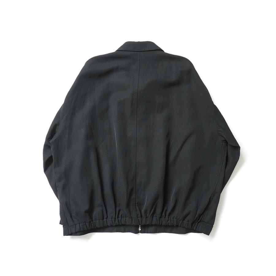 STILL BY HAND スティルバイハンド / BL05261 - BLACK ピグメントプリント ジップアップブルゾン Pigment print zip up blouson | STILL BY HAND | 01