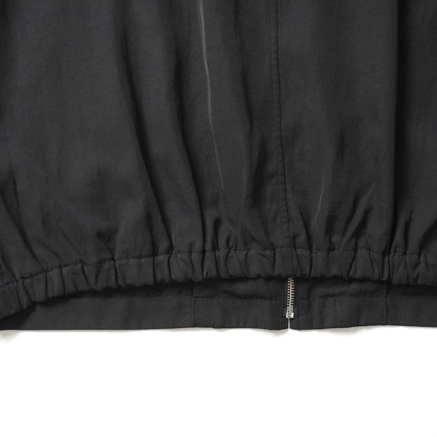 STILL BY HAND スティルバイハンド / BL05261 - BLACK ピグメントプリント ジップアップブルゾン Pigment print zip up blouson | STILL BY HAND | 04