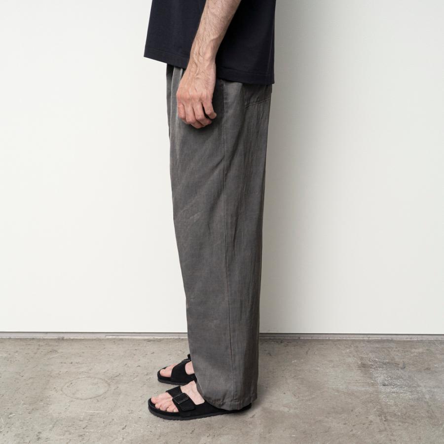 STILL BY HAND スティルバイハンド / PT08261 - DUSTY GREY ピグメントプリント イージーパンツ Pigment print easy pants | STILL BY HAND | 04