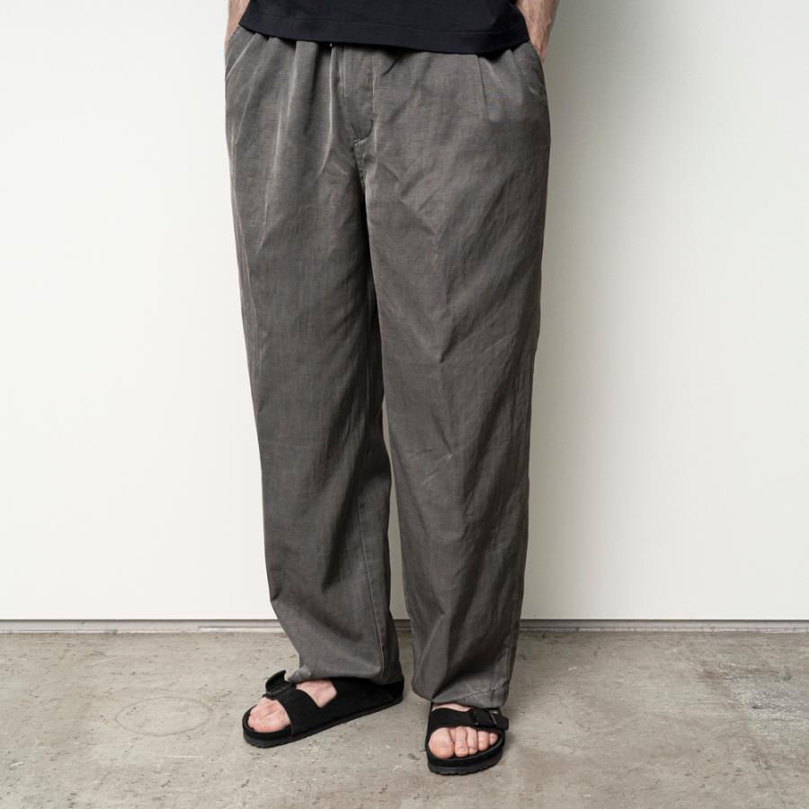 STILL BY HAND スティルバイハンド / PT08261 - SAGE ピグメントプリント イージーパンツ Pigment print easy pants | STILL BY HAND | 03