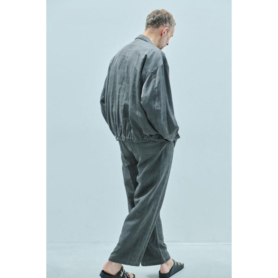 STILL BY HAND スティルバイハンド / PT08261 - SAGE ピグメントプリント イージーパンツ Pigment print easy pants | STILL BY HAND | 06