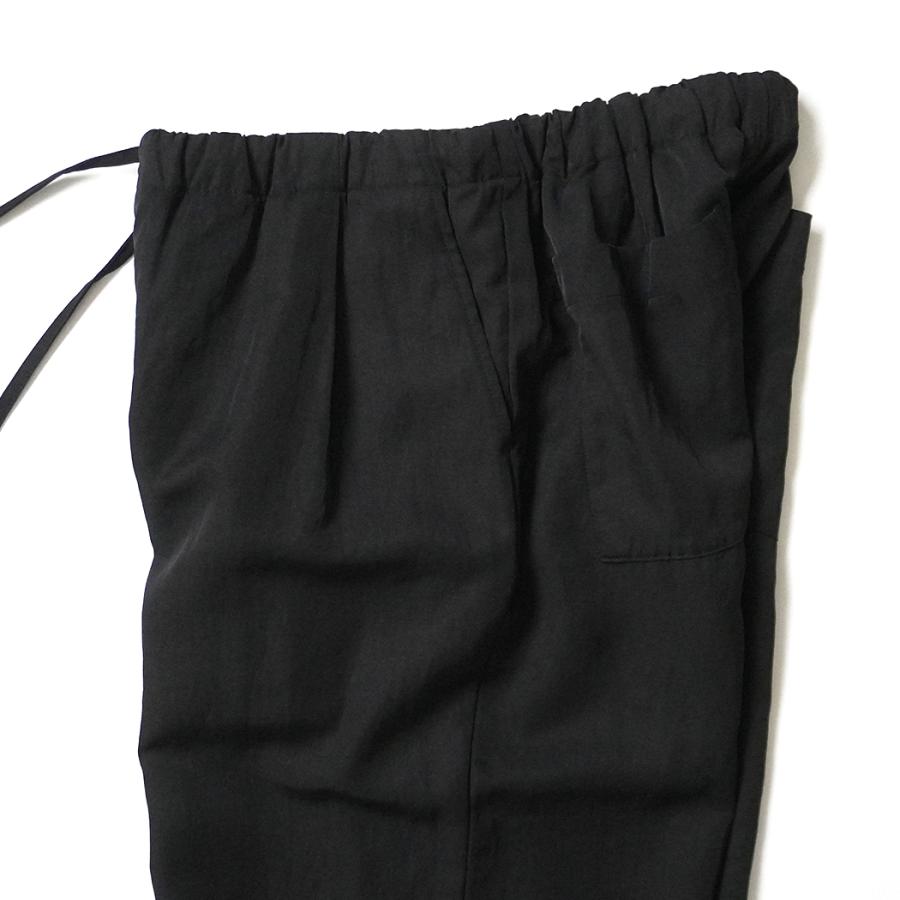STILL BY HAND スティルバイハンド / PT08261 - BLACK ピグメントプリント イージーパンツ Pigment print easy pants | STILL BY HAND | 02