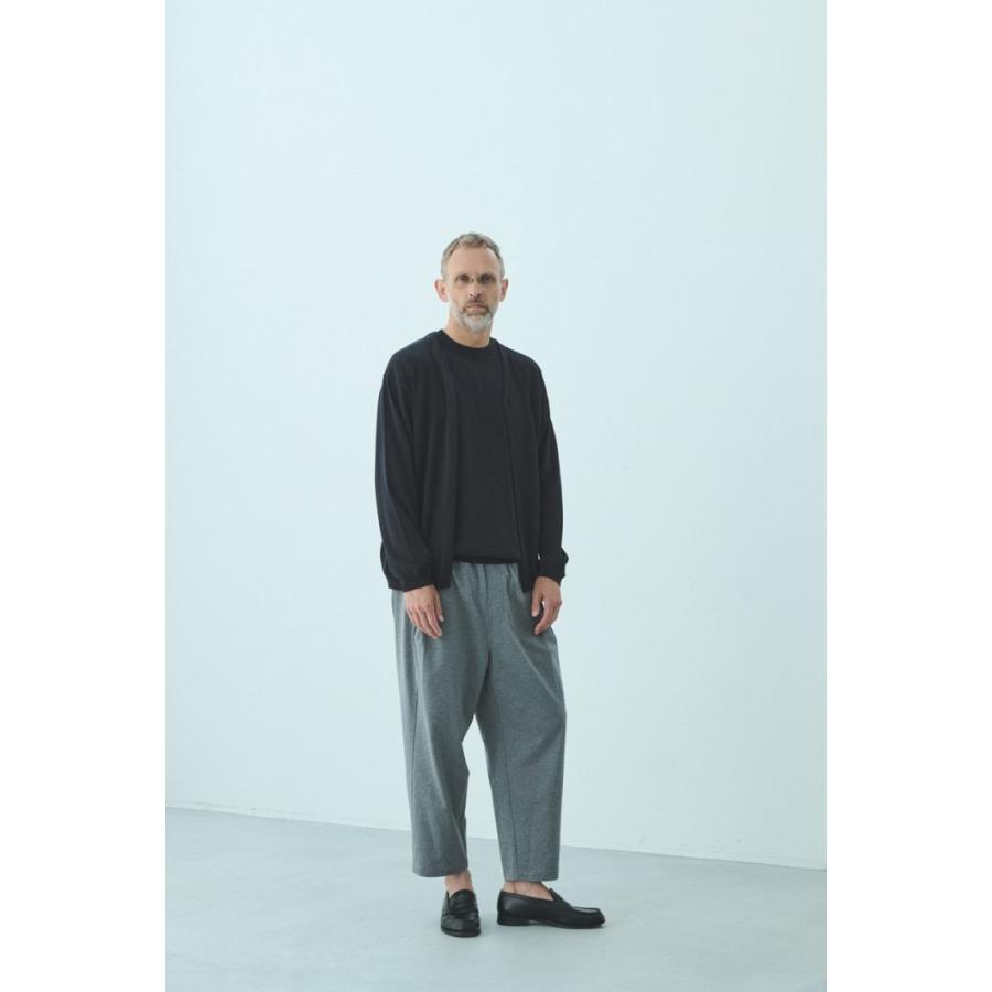 STILL BY HAND / KN02261 - TEAL BLUE 半袖ニットTシャツ Half sleeve knit t-shirt | STILL BY HAND | 04