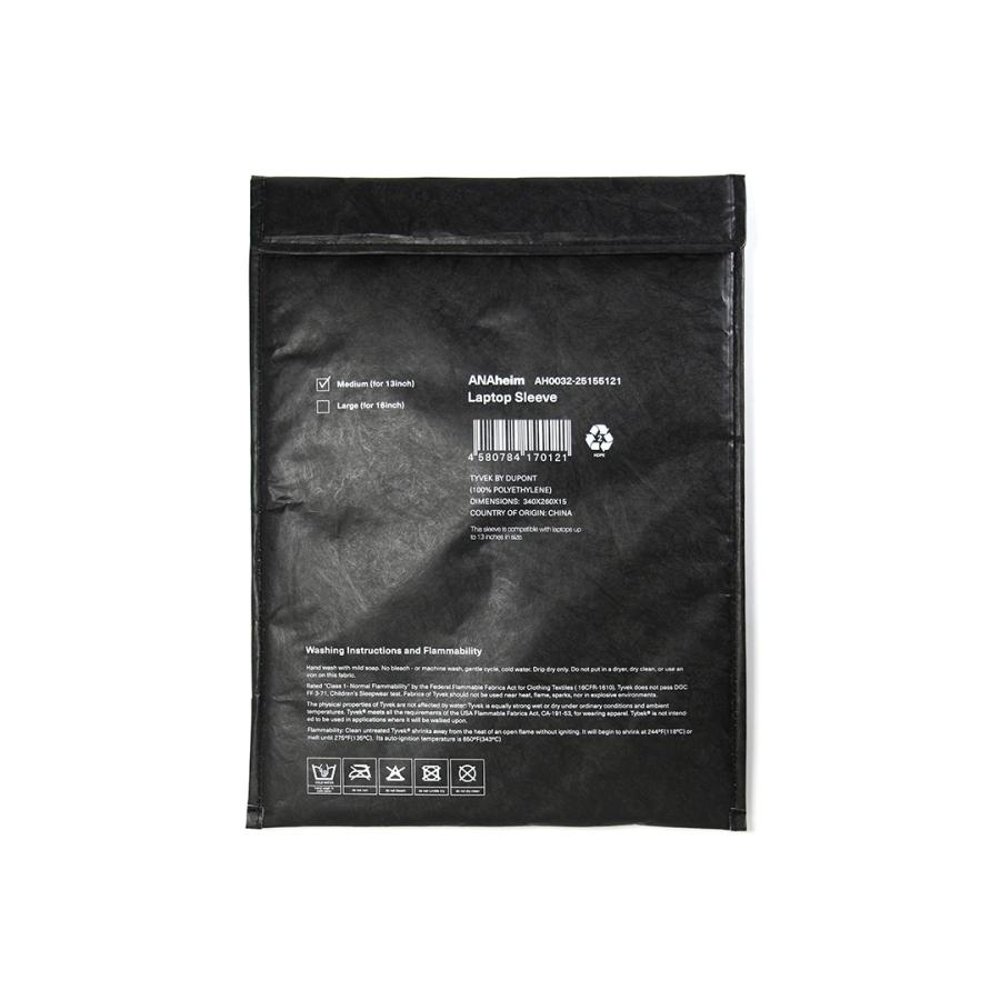 ANAheim Laptop Sleeve 13inch - Black アナハイム ラップトップ スリーブ - 13インチ ブラック |  | 01