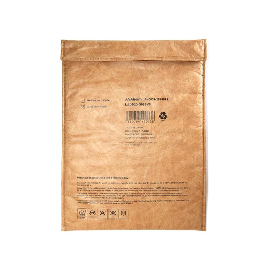 ANAheim Laptop Sleeve 16inch - Craft アナハイム ラップトップ スリーブ - 16インチ クラフト |  | 01