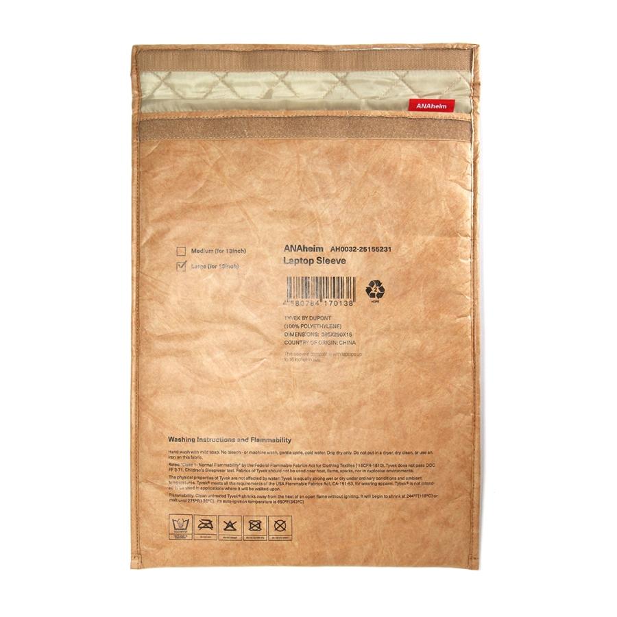 ANAheim Laptop Sleeve 16inch - Craft アナハイム ラップトップ スリーブ - 16インチ クラフト |  | 02