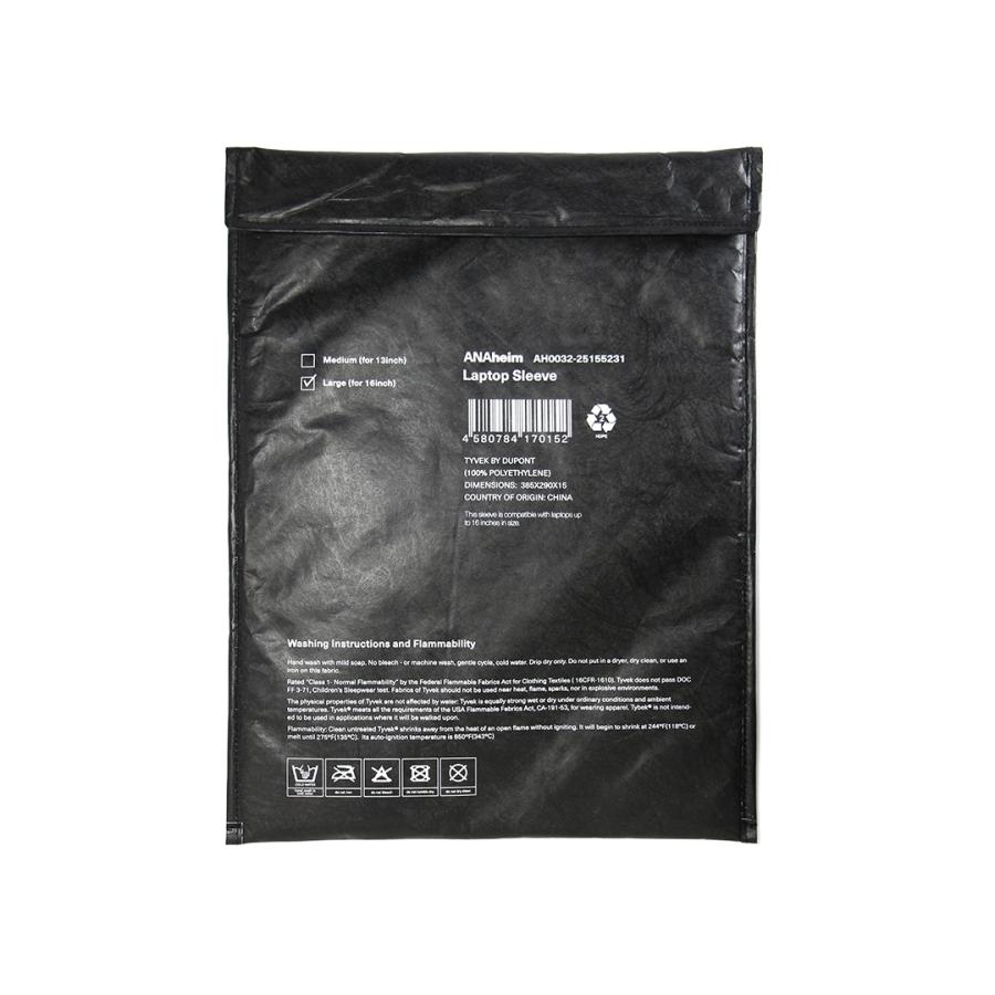 ANAheim Laptop Sleeve 16inch - Black アナハイム ラップトップ スリーブ - 16インチ ブラック |  | 01